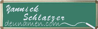 Yannick Schlatzer Visitenkarte